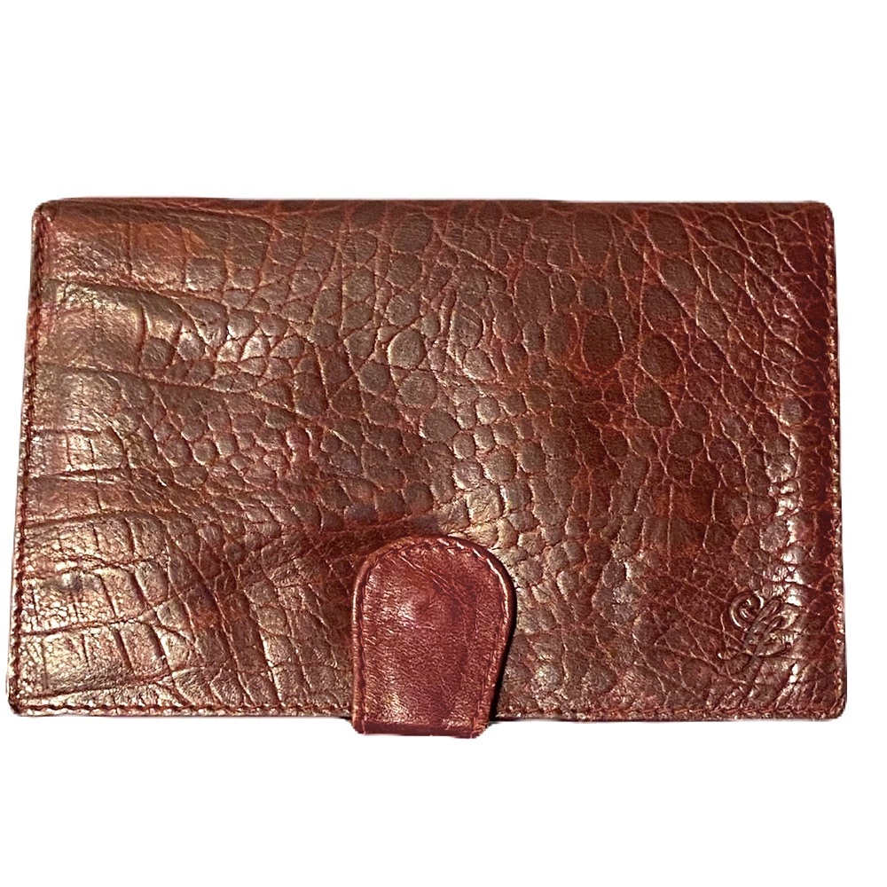 louise fontaine vintage alligator leather wallet